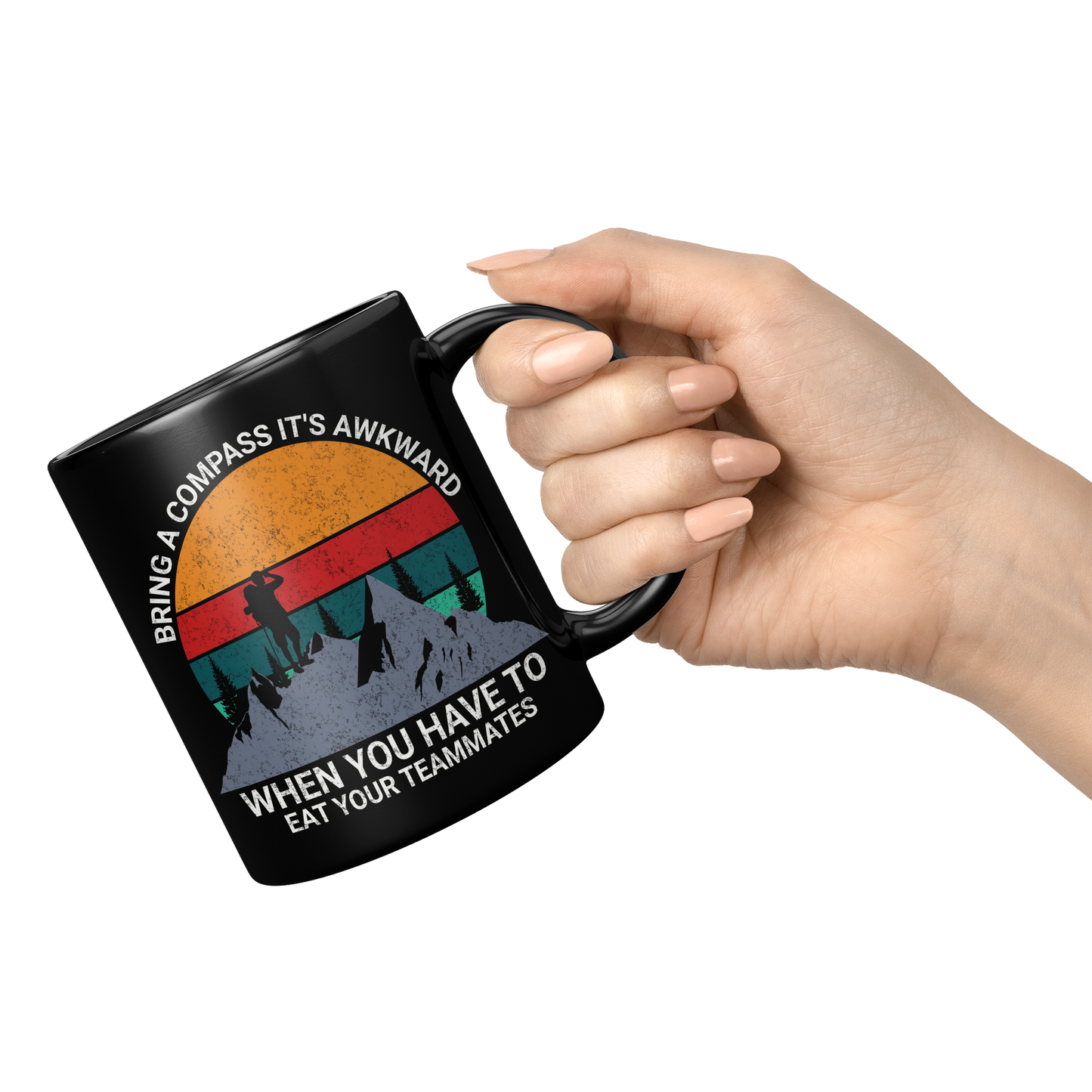 Bring_a_Compass_Its_Awkward_When_You_Ha_11oz_Black_RH_Model_Mockup.png