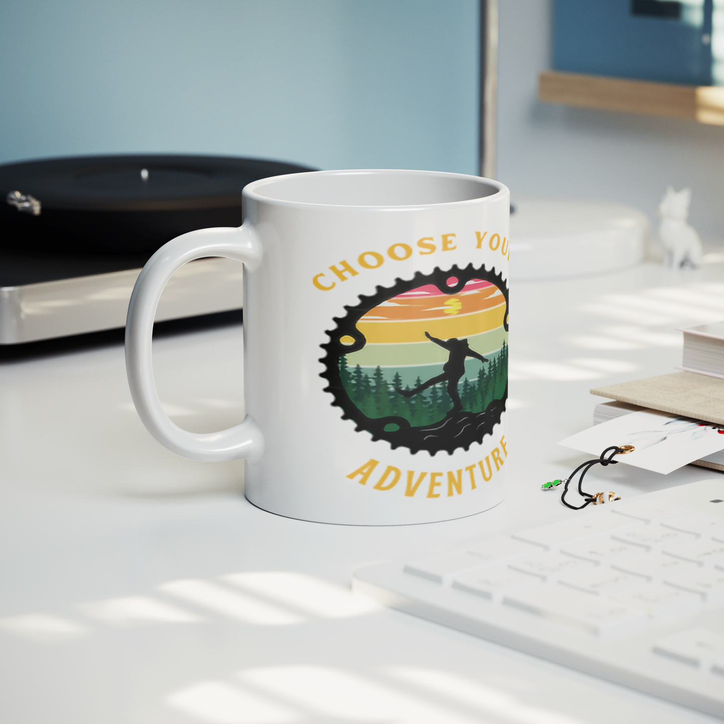 Choose_Your_Adventure_11oz_White_Mug_Lifestyle_Record_Player_Mockup.png