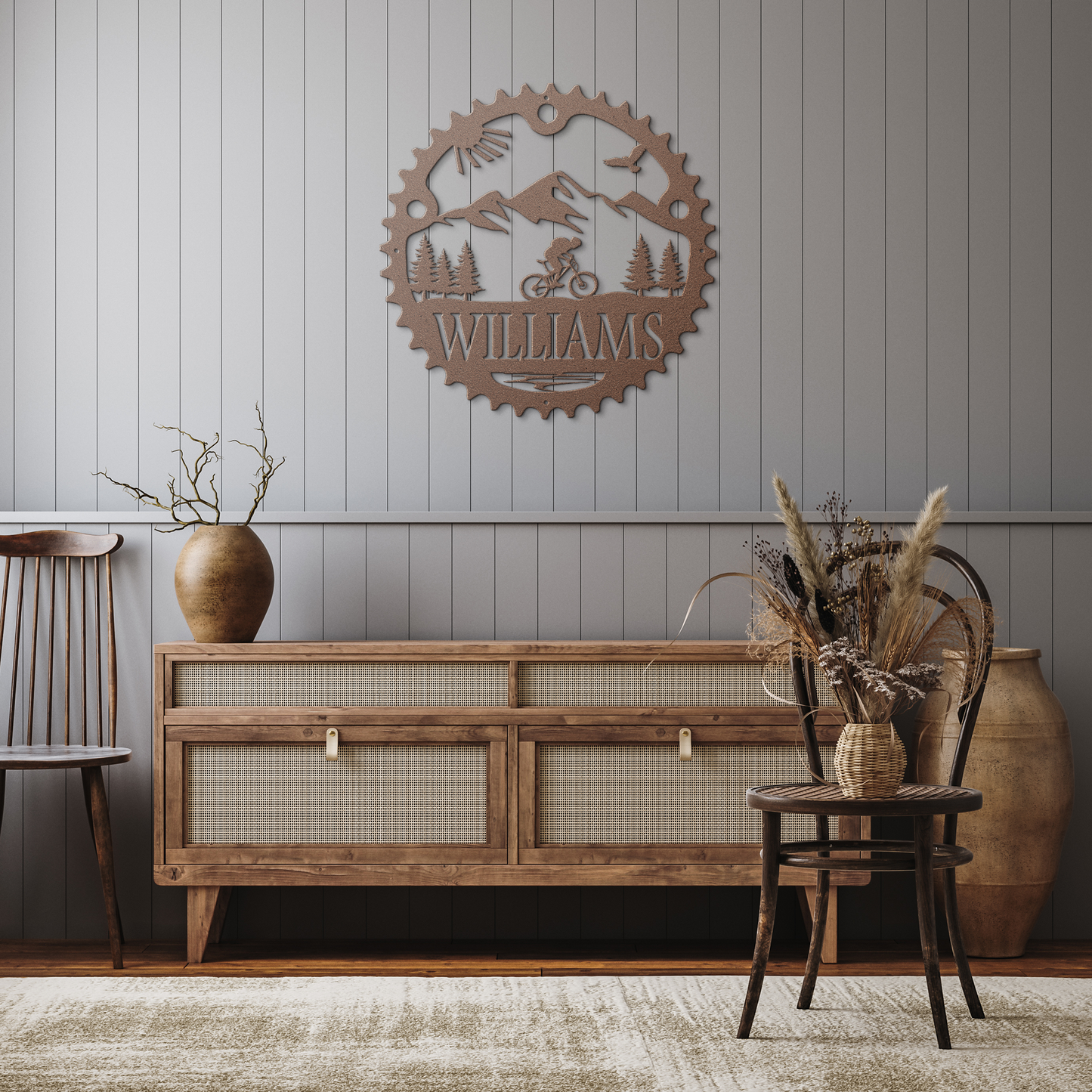 Personalized_Scenic_Mountain_Biker_Chain_Copper_Rustic_Hallway_Mockup.png