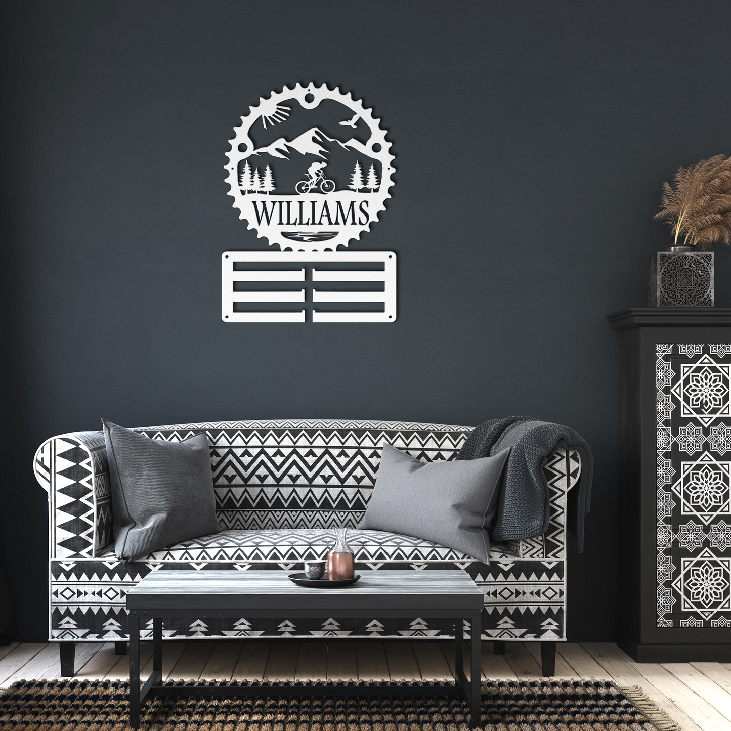 Personalized_Scenic_Mountain_Biker_Chain_White_Dark_Living_Room_Mockup.png
