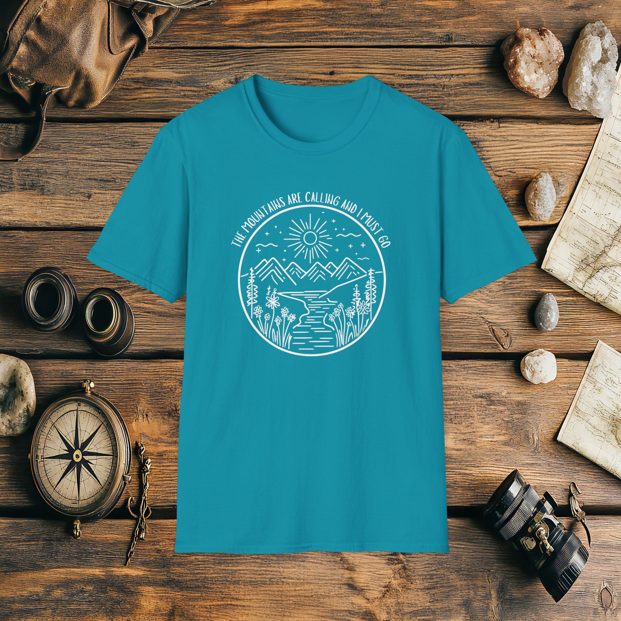 The Mountains Are Calling and I Must Go Shirt, Hiking Shirt, Mountains Shirt, Camping Shirt, Nature Shirt, Adventure Gift