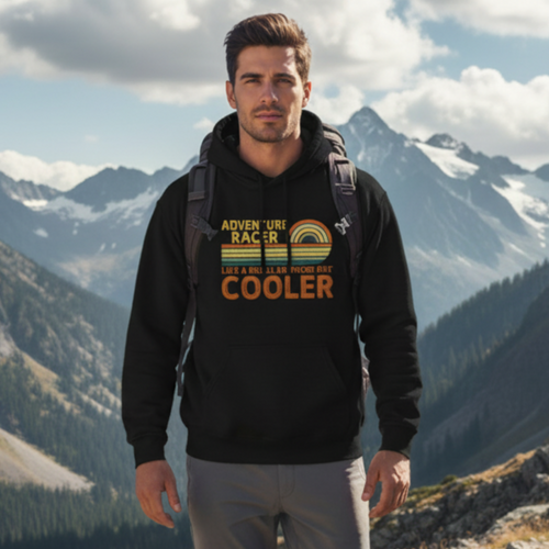 Adventure Racer Like Other Racers But Cooler Unisex Heavy Blend Hooded Sweatshirt, Funny, Sarcasm, Adventure Hoodie Gift, Adventure Racing Gift