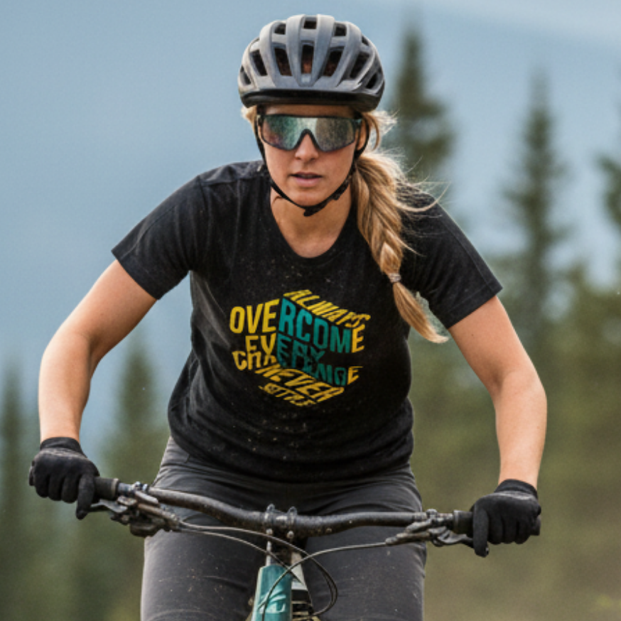 Always Overcome Every Challenge Never Settle T-Shirt, Adventure Racing Gift, Inspirational Gift