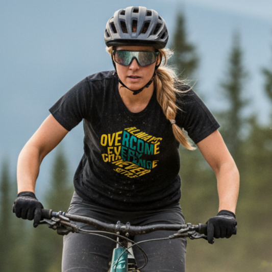 Always Overcome Every Challenge Never Settle T-Shirt, Adventure Racing Gift, Inspirational Gift