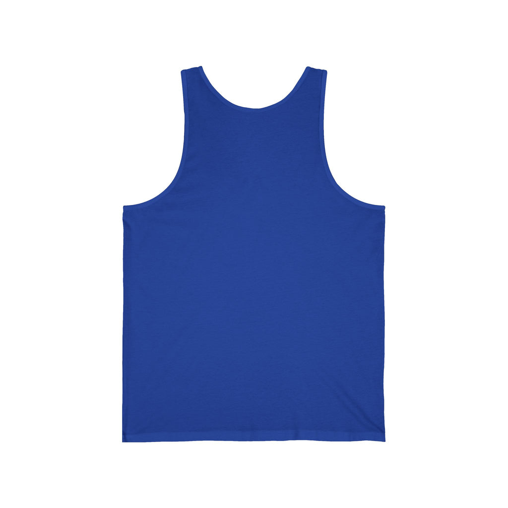 Bigfoot Roam Free America 250 Blue Unisex Jersey Tank – Patriotic Bigfoot Hiking Shirt, Outdoor Adventure Tank, USA 250th Anniversary Gift