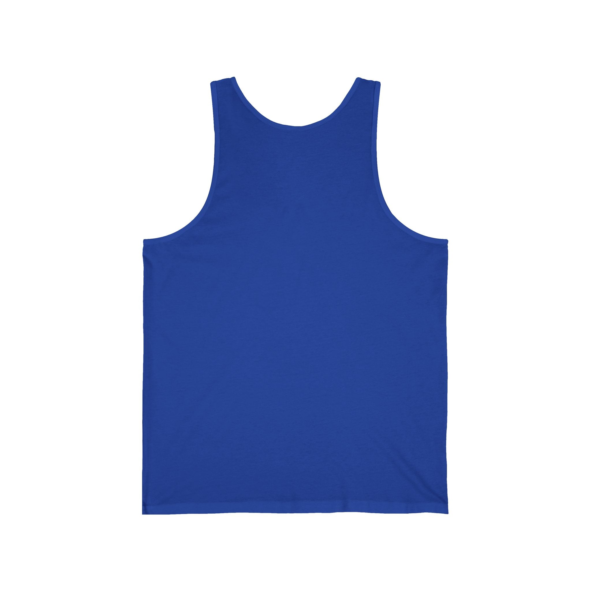 Bigfoot Roam Free America 250 Blue Unisex Jersey Tank – Patriotic Bigfoot Hiking Shirt, Outdoor Adventure Tank, USA 250th Anniversary Gift