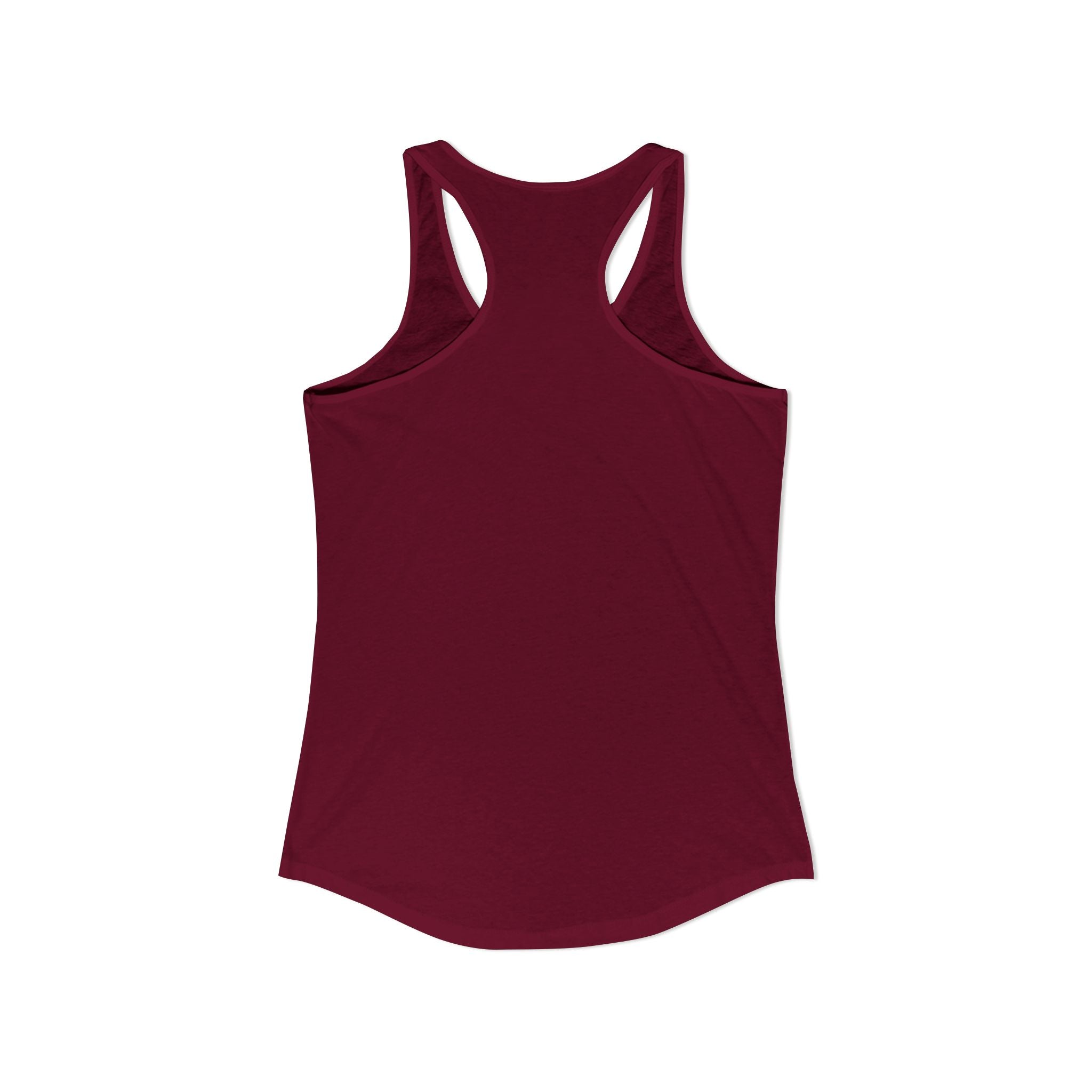 Bigfoot Roam Free America 250 Women's Red Ideal Racerback Tank – Patriotic Bigfoot Hiking Shirt, Outdoor Adventure Tank, USA 250th Anniversary Gift
