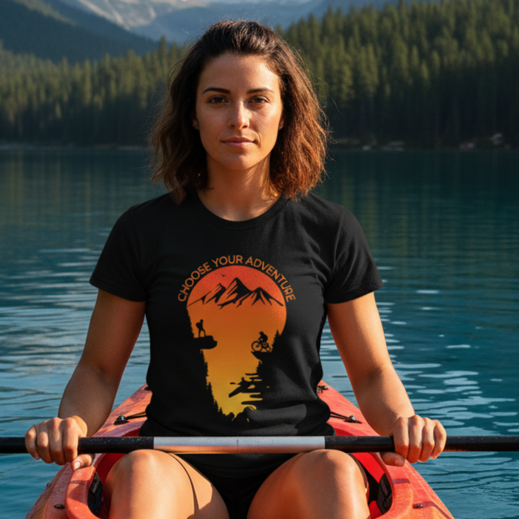 Choose Your Adventure, Bike Hike Paddle, Hiking T-Shirt, Adventure Shirt, Mountains Shirt, Camping Shirt, Nature Shirt, Adventure Racing Gift