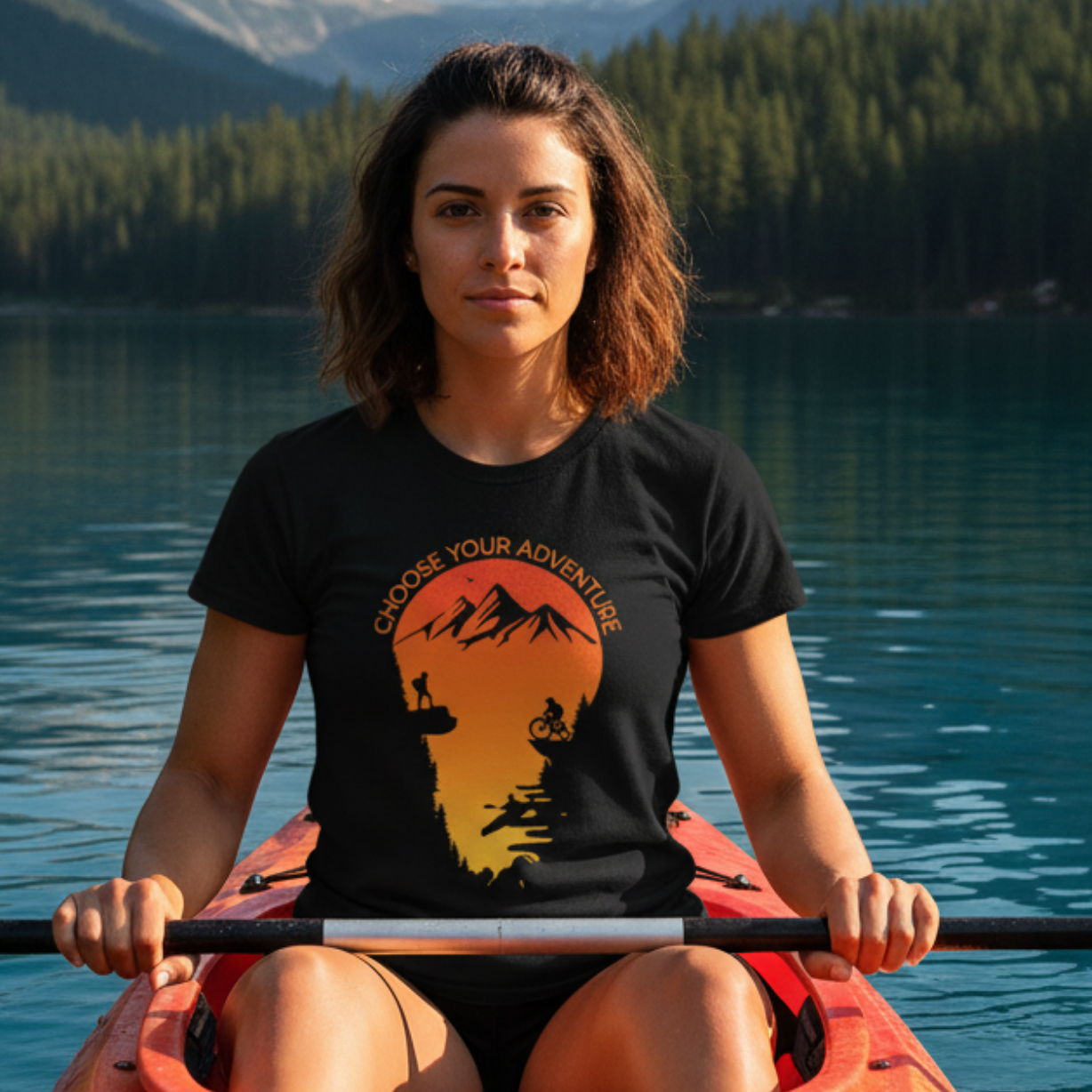 Choose Your Adventure, Bike Hike Paddle, Hiking T-Shirt, Adventure Shirt, Mountains Shirt, Camping Shirt, Nature Shirt, Adventure Racing Gift