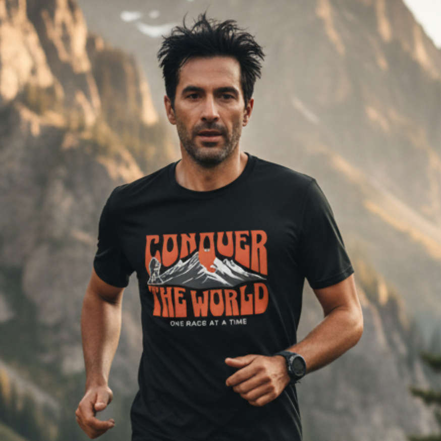 Conquer The World One Race At A Time T-Shirt, Adventure Racing Shirt, Racer Gift, Inspirational Gift