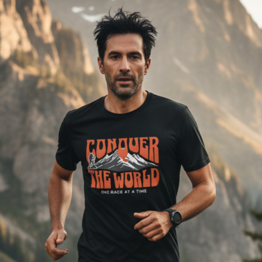 Conquer The World One Race At A Time T-Shirt, Adventure Racing Shirt, Racer Gift, Inspirational Gift