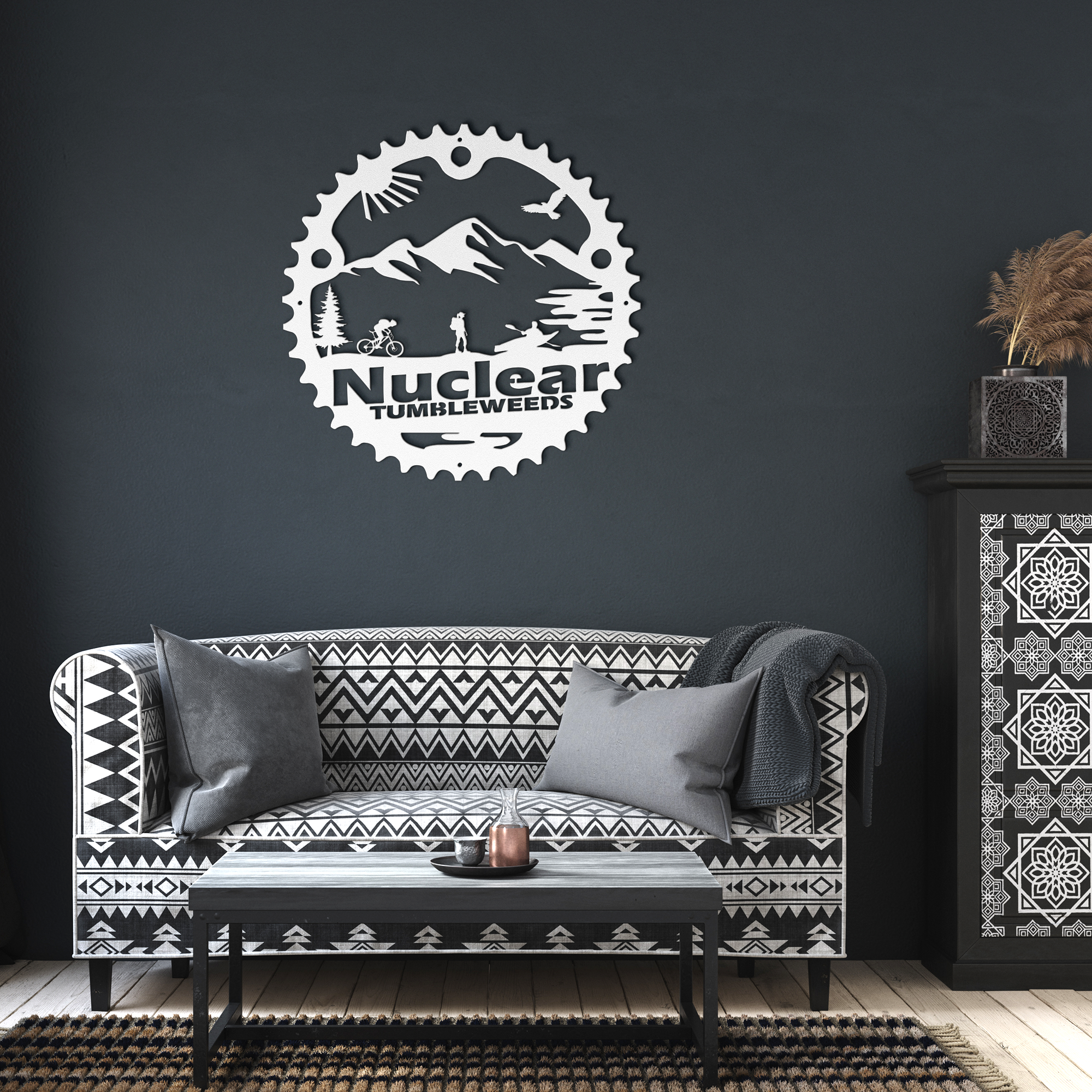 Custom_Adventure_Racing_Chainring_Metal__White_Dark_Living_Room_Mockup.png