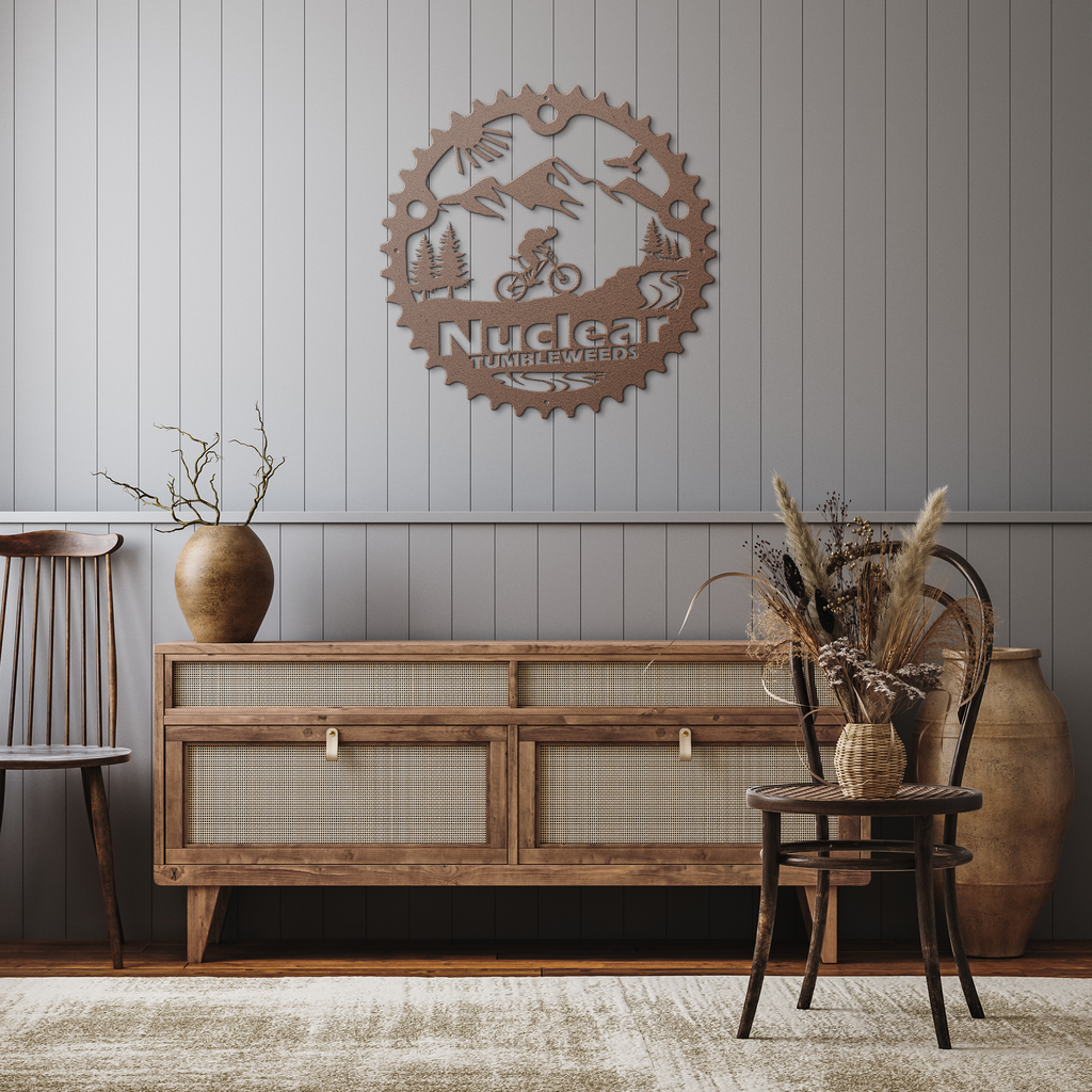 Custom_Mountain_Biker_Chainring_Metal_Bi_Copper_Rustic_Hallway_Mockup.png