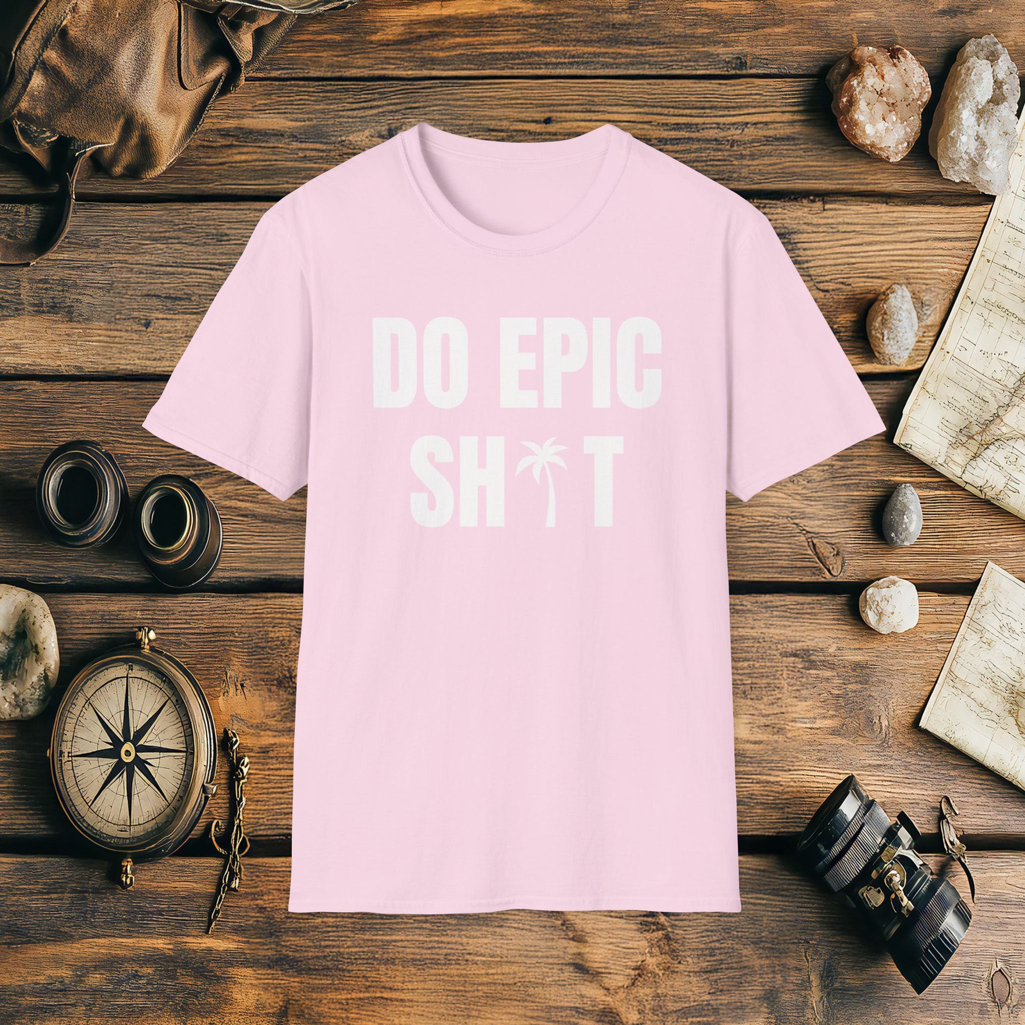 Do Epic Shit Palm Tree T-Shirt, Funny, Sarcasm, Adventure Race T-shirt, Do Epic Stuff, Adventure Gift