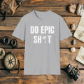 Do Epic Shit Palm Tree T-Shirt, Funny, Sarcasm, Adventure Race T-shirt, Do Epic Stuff, Adventure Gift