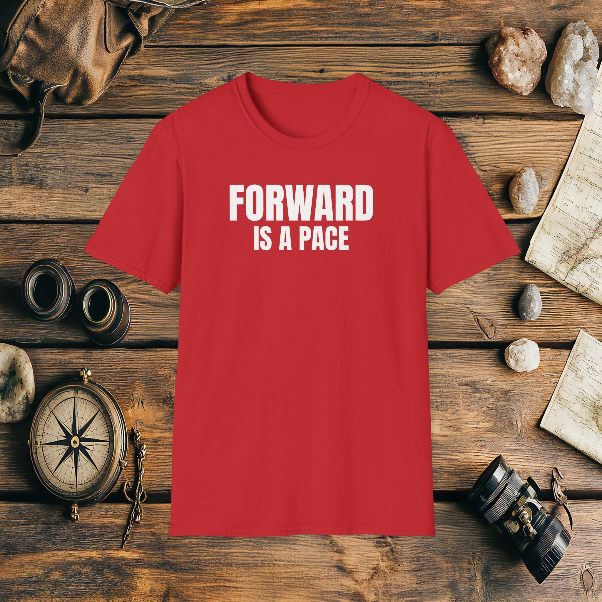 Forward Is A Pace, Adventure T-Shirt Gift, Marathon Runner Gift