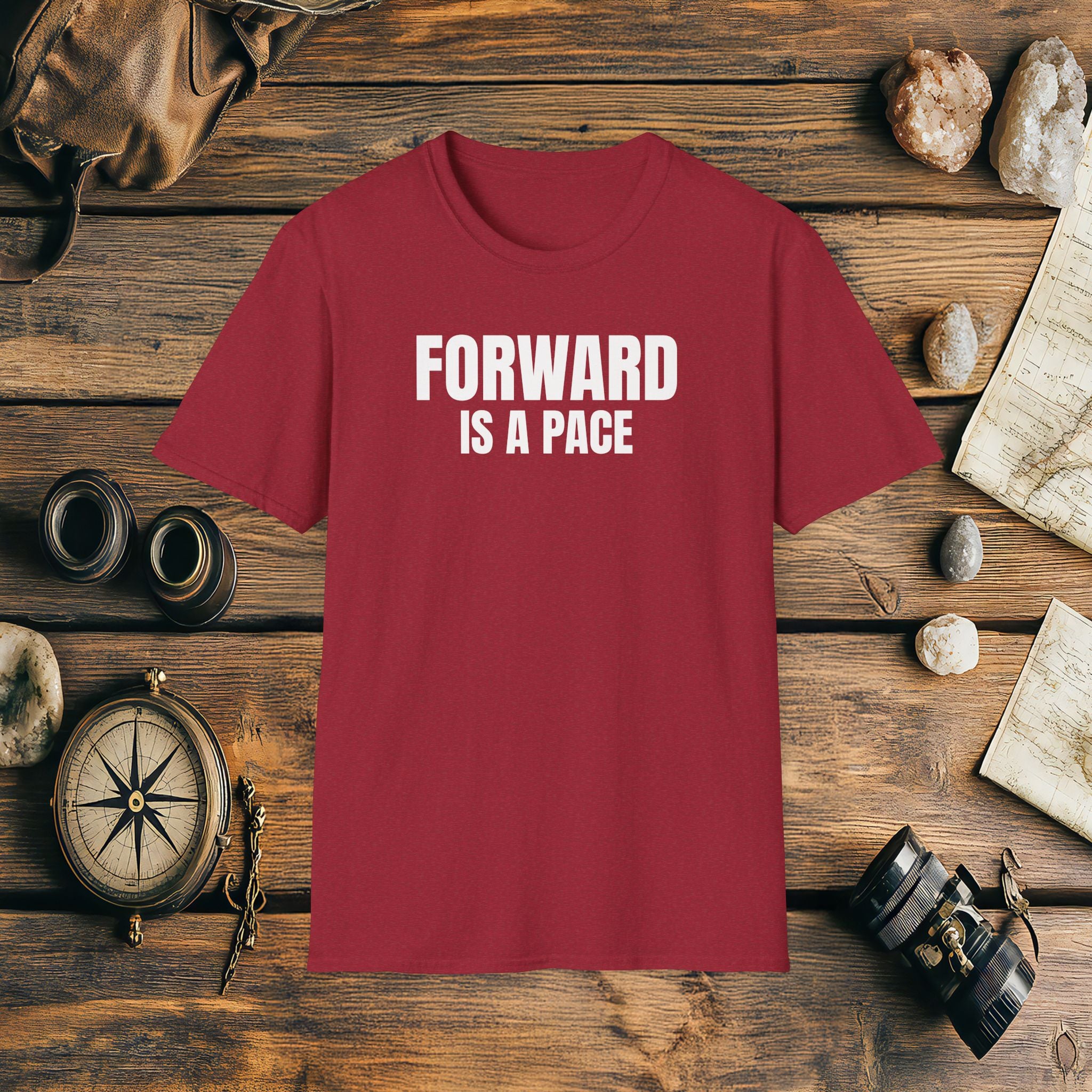 Forward Is A Pace, Adventure T-Shirt Gift, Marathon Runner Gift