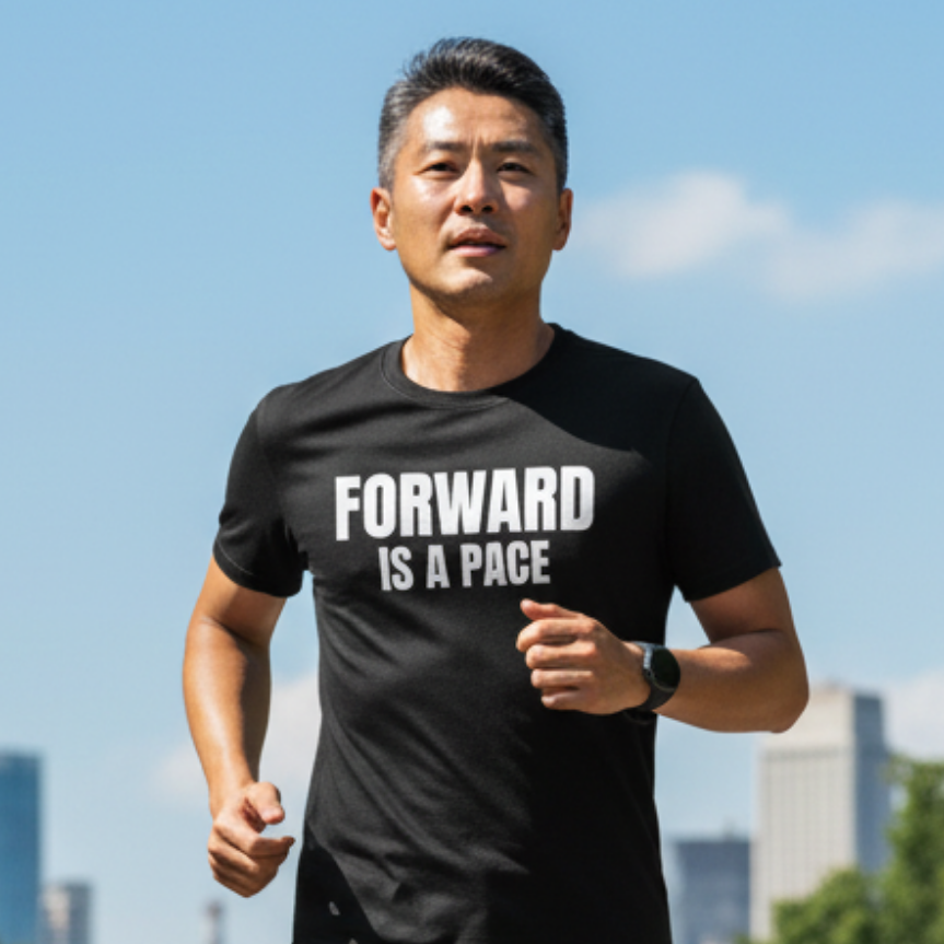 Forward Is A Pace, Adventure T-Shirt Gift, Marathon Runner Gift