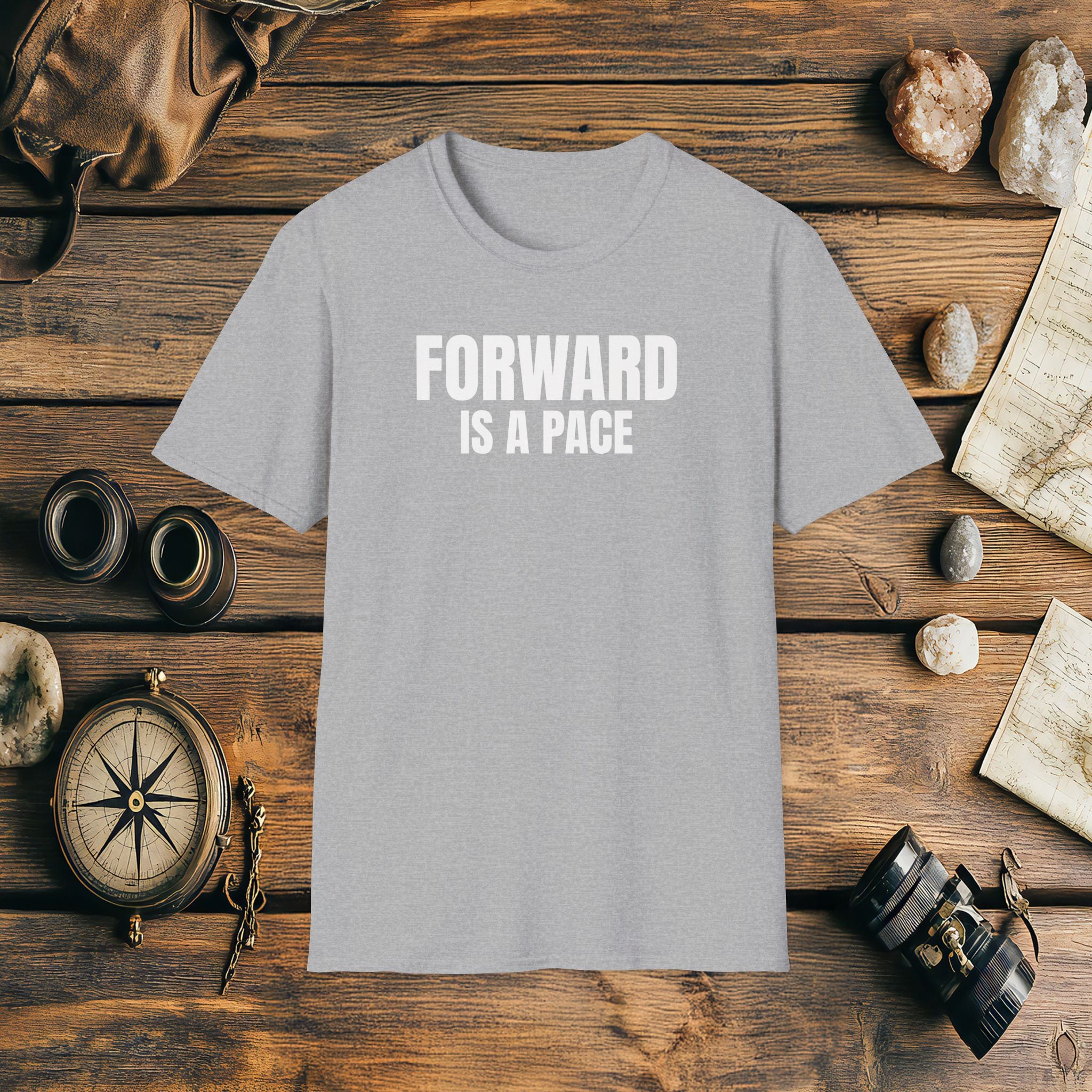 Forward Is A Pace, Adventure T-Shirt Gift, Marathon Runner Gift