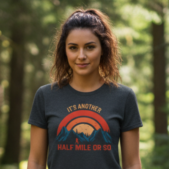 It's Another Half Mile Or So, Funny, Sarcasm, Adventure T-Shirt Gift, Adventure Racing Gift