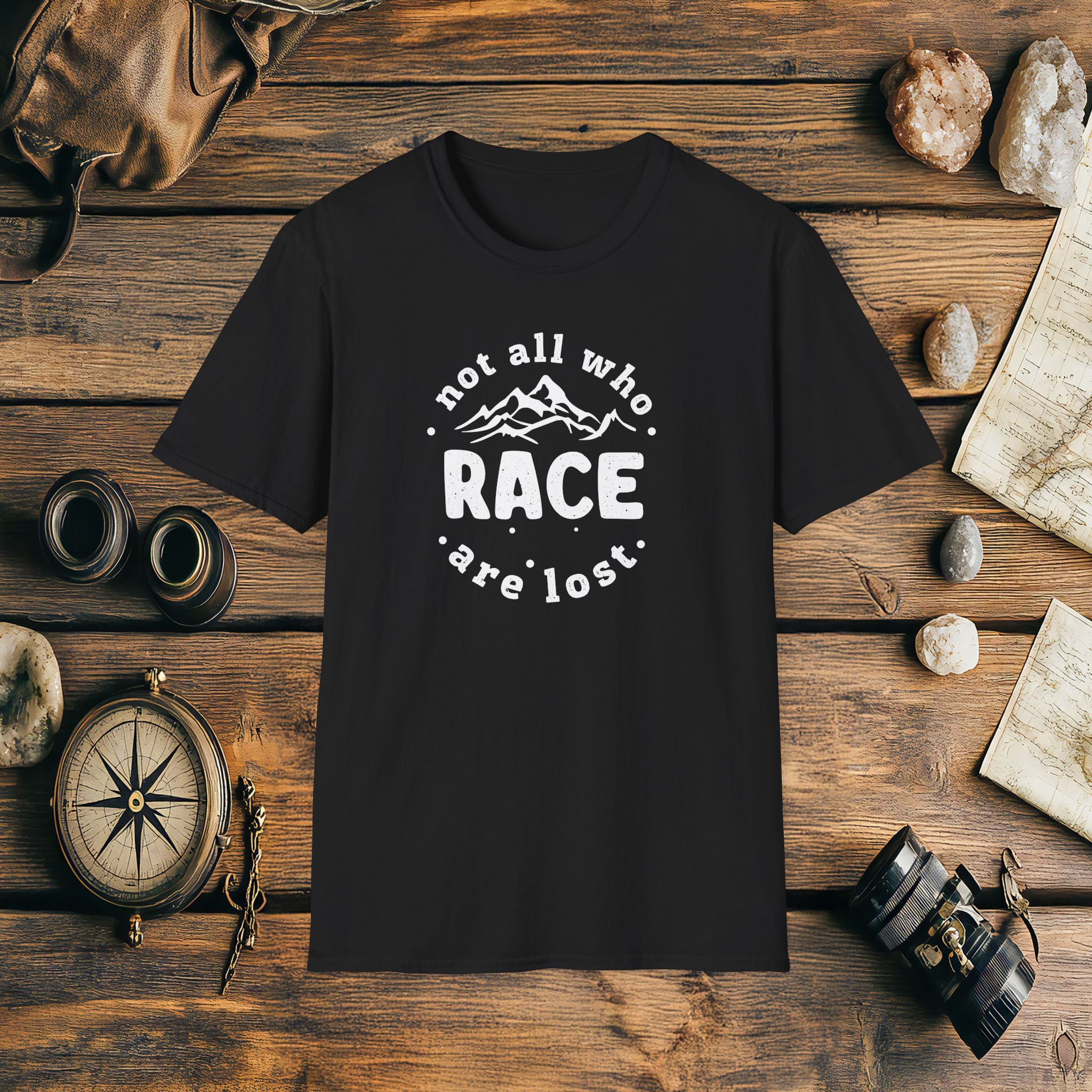 Not All Who Race Are Lost T-Shirt, Adventure Racing Shirt, Adventure Gift