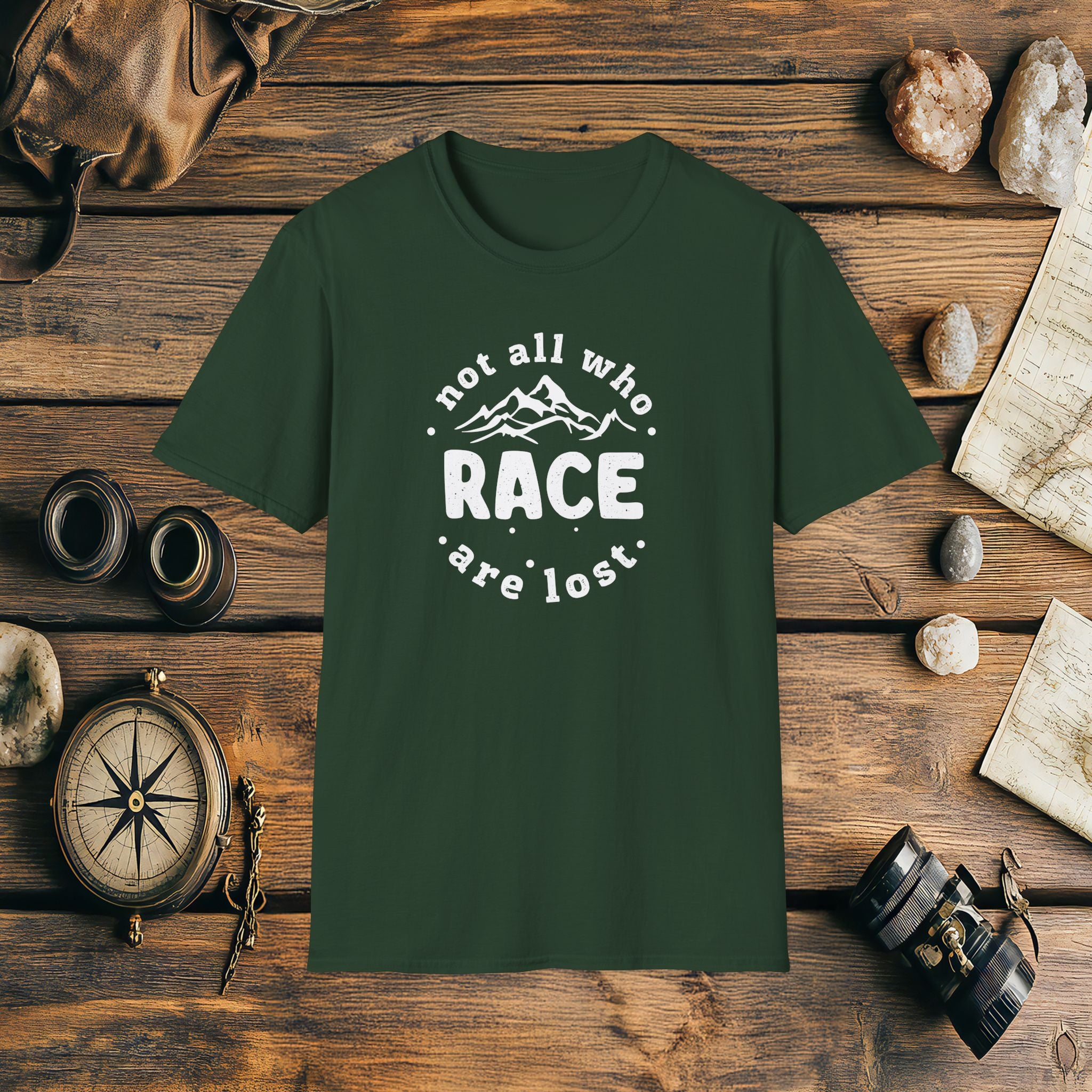 Not All Who Race Are Lost T-Shirt, Adventure Racing Shirt, Adventure Gift