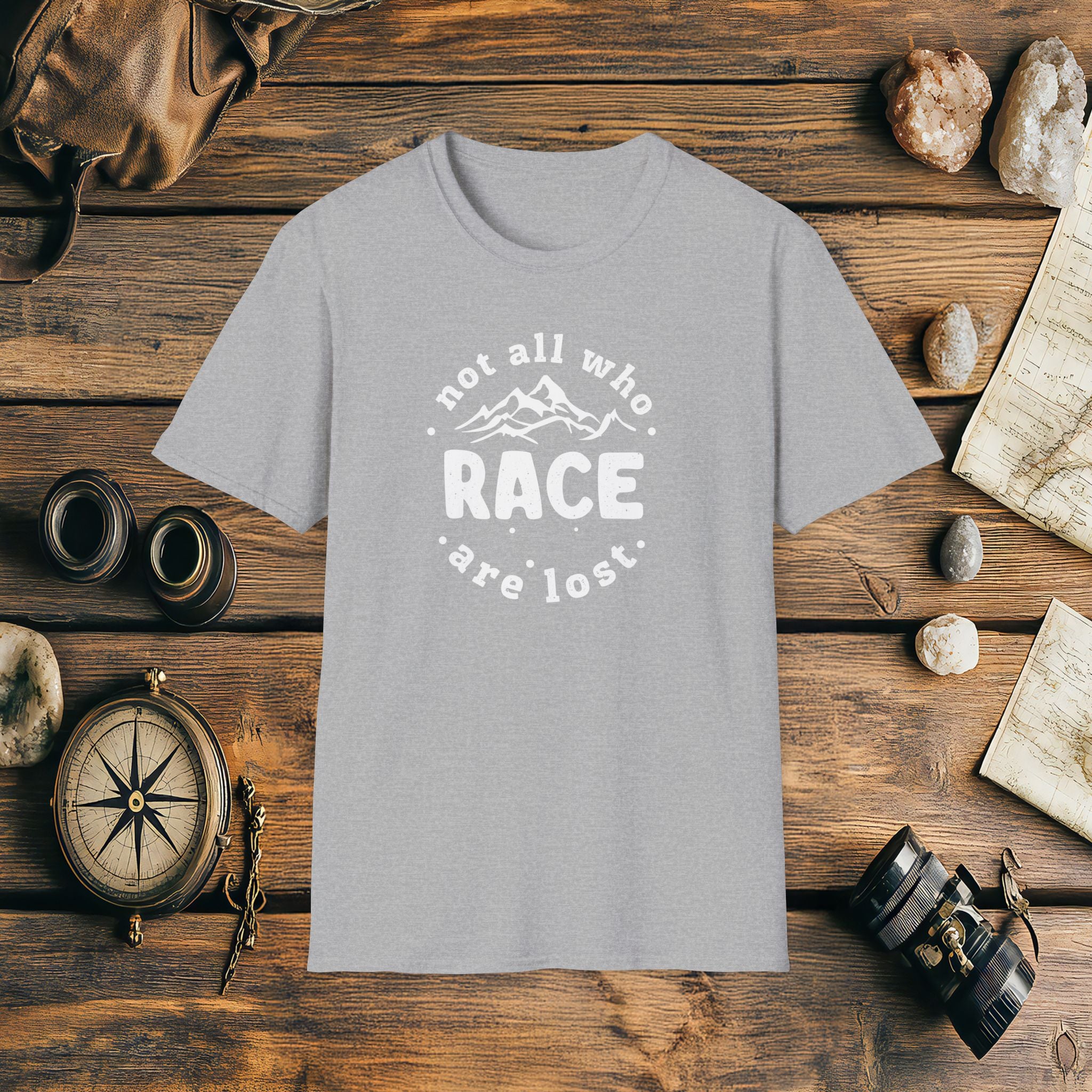 Not All Who Race Are Lost T-Shirt, Adventure Racing Shirt, Adventure Gift
