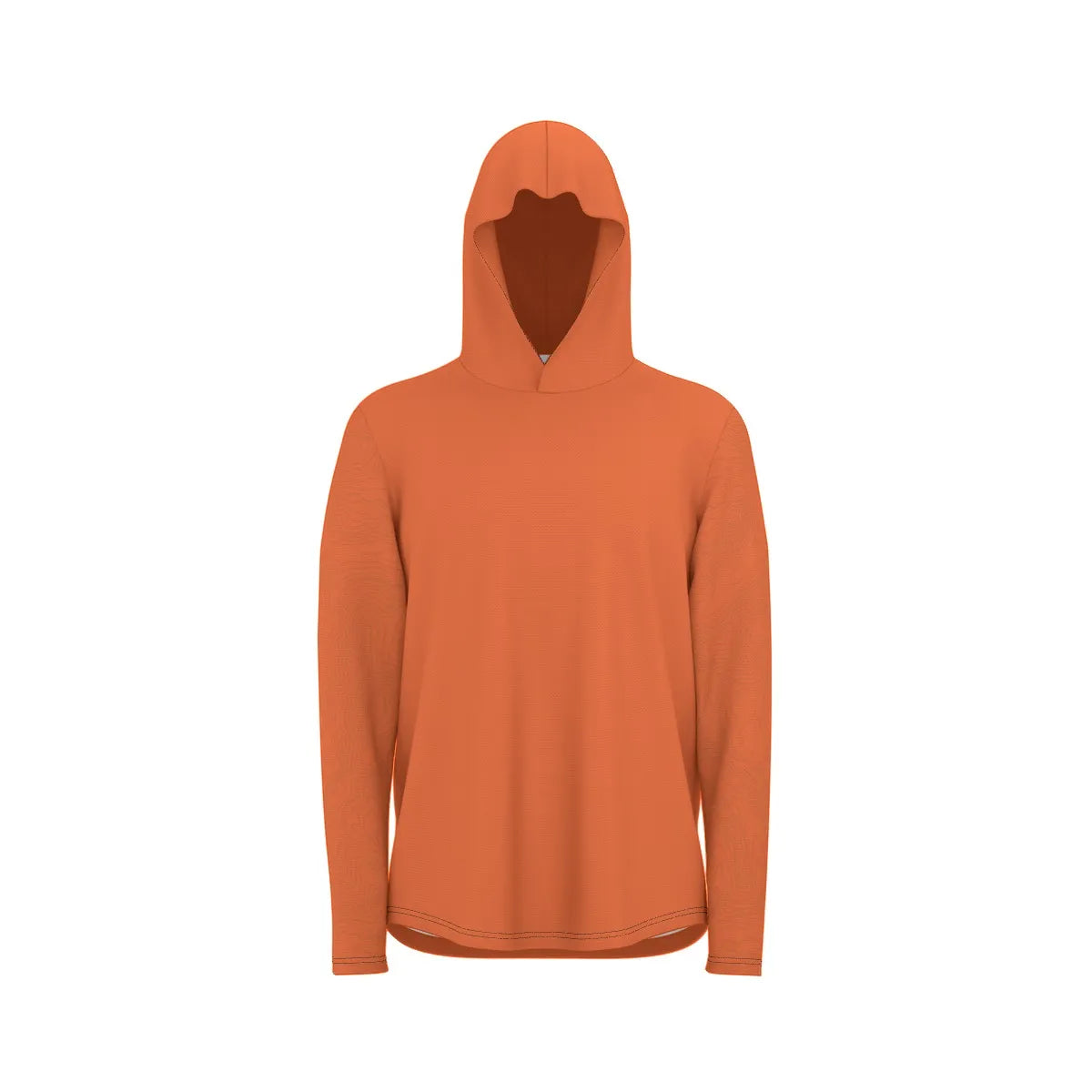 Topo Map UV Sunscreen Sports Hoodie With Thumb Holes