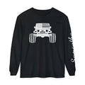 Personalized American Offroad Comfort Colors® Long Sleeve T-Shirt| Custom USA Flag 4WD Gift