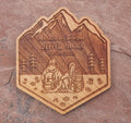 Personalized Couples Wood Magnet, Custom Couples Gift, Unique Outdoors Gifts, Newlywed, Anniversary Gifts, Hiking, Backpacking
