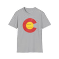 Personalized Mount Bierstadt Colorado Flag 14er Topo Map T-Shirt, Mountain Summit, Climb Colorado, Adventure Gift