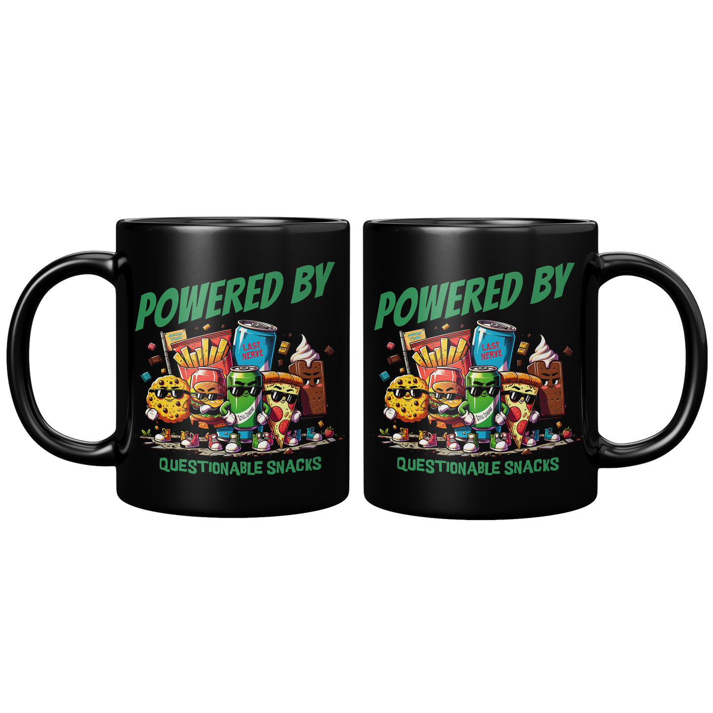 Powered_By_Questionable_Snacks_11oz_Blac_11oz_Black_FrontBack_Mockup.png