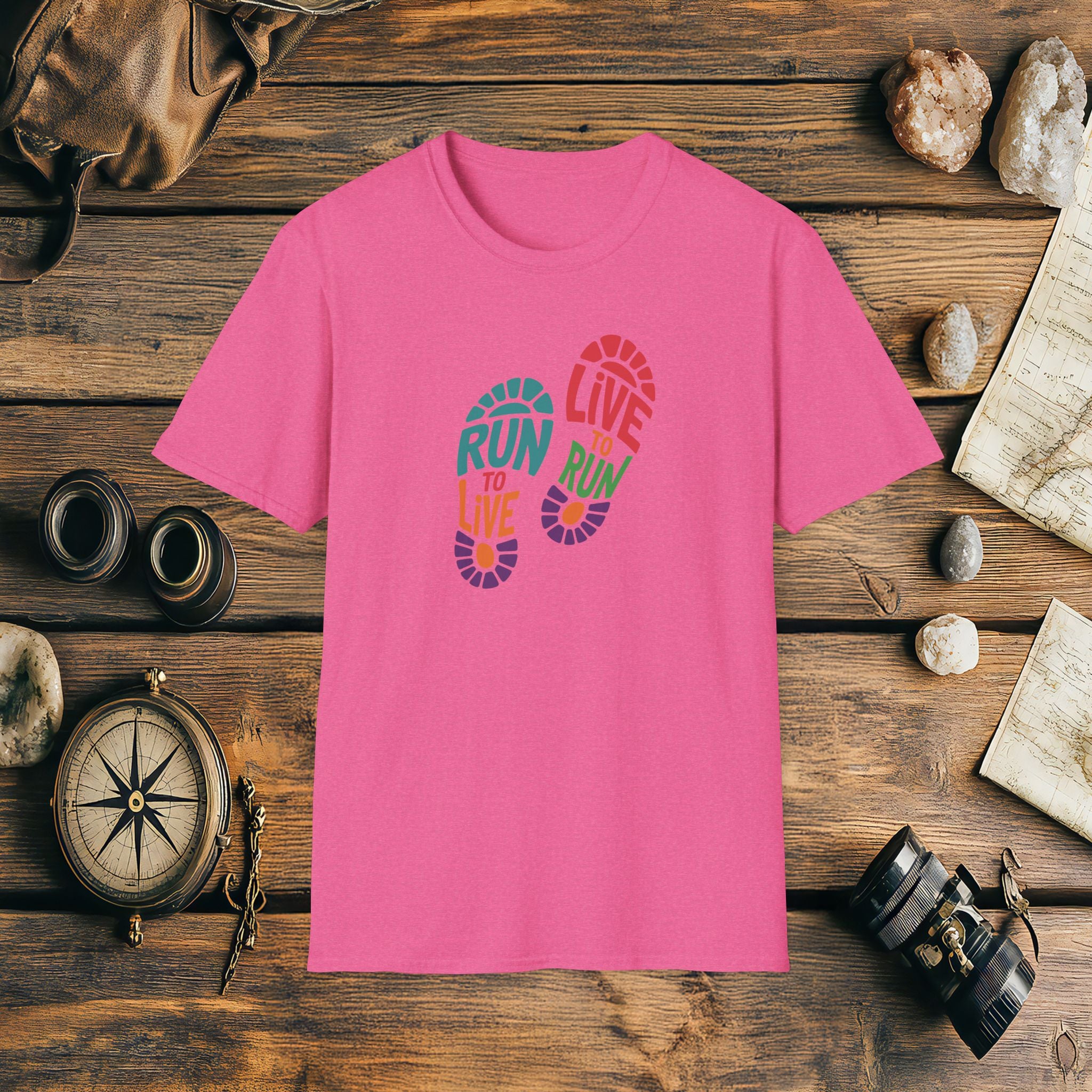 Run To Live Live To Run, Adventure T-Shirt Gift, Marathon Runner Gift