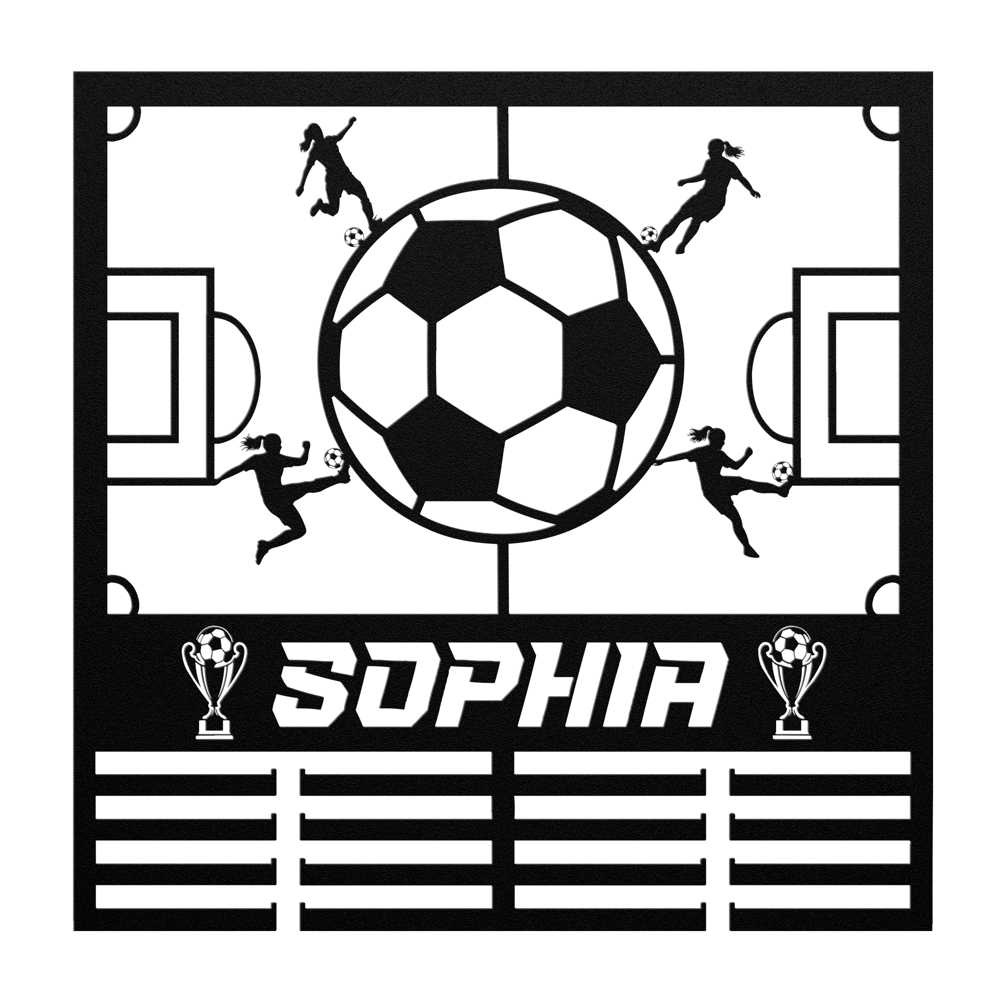 Soccer_Medal_Hanger_Personalized_Metal_H_Black_Transparent_Mockup.png