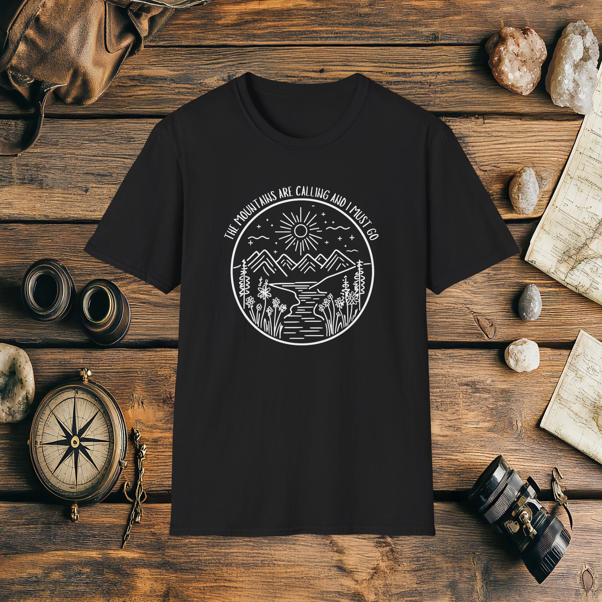 The Mountains Are Calling and I Must Go Shirt, Hiking Shirt, Mountains Shirt, Camping Shirt, Nature Shirt, Adventure Gift