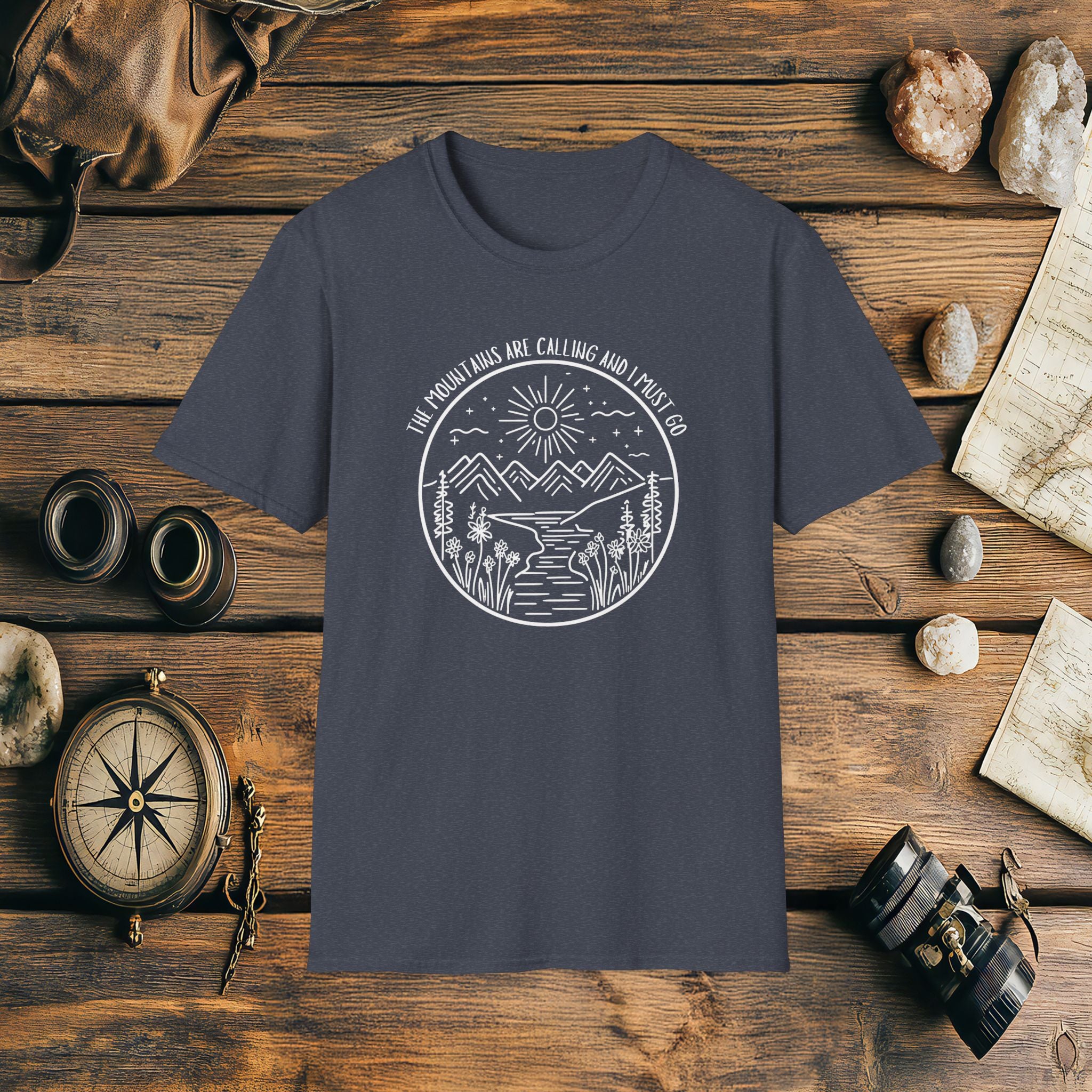 The Mountains Are Calling and I Must Go Shirt, Hiking Shirt, Mountains Shirt, Camping Shirt, Nature Shirt, Adventure Gift