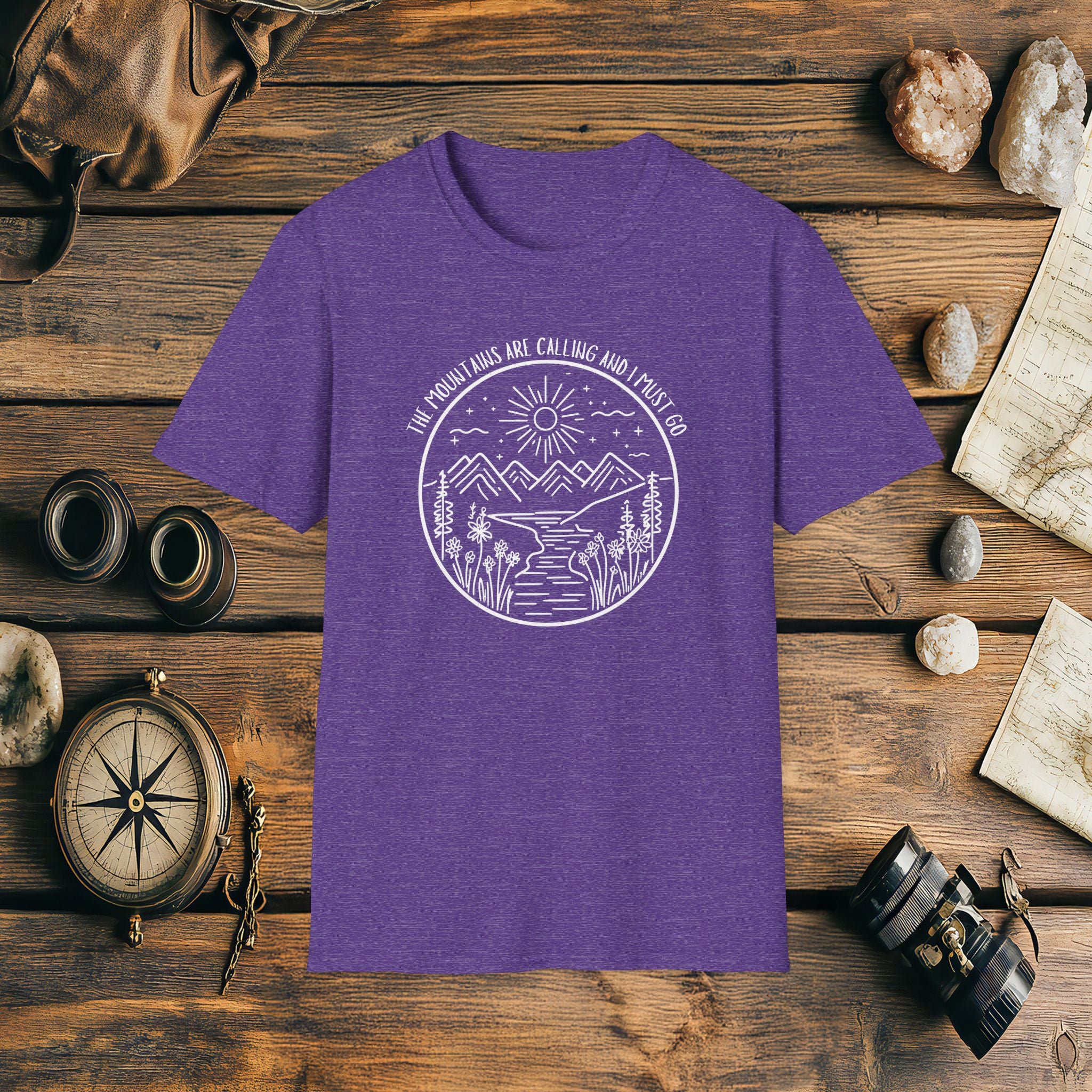 The Mountains Are Calling and I Must Go Shirt, Hiking Shirt, Mountains Shirt, Camping Shirt, Nature Shirt, Adventure Gift