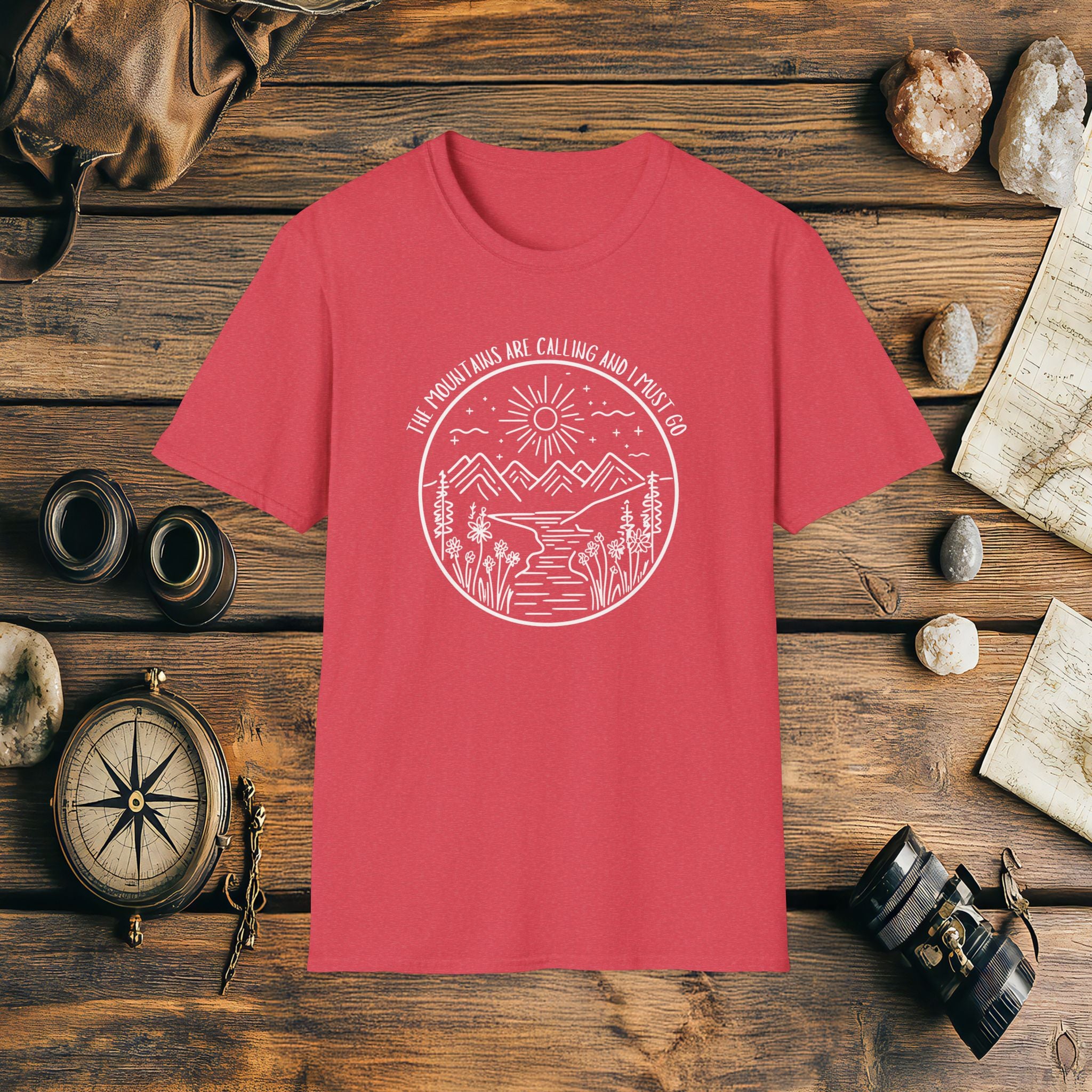 The Mountains Are Calling and I Must Go Shirt, Hiking Shirt, Mountains Shirt, Camping Shirt, Nature Shirt, Adventure Gift