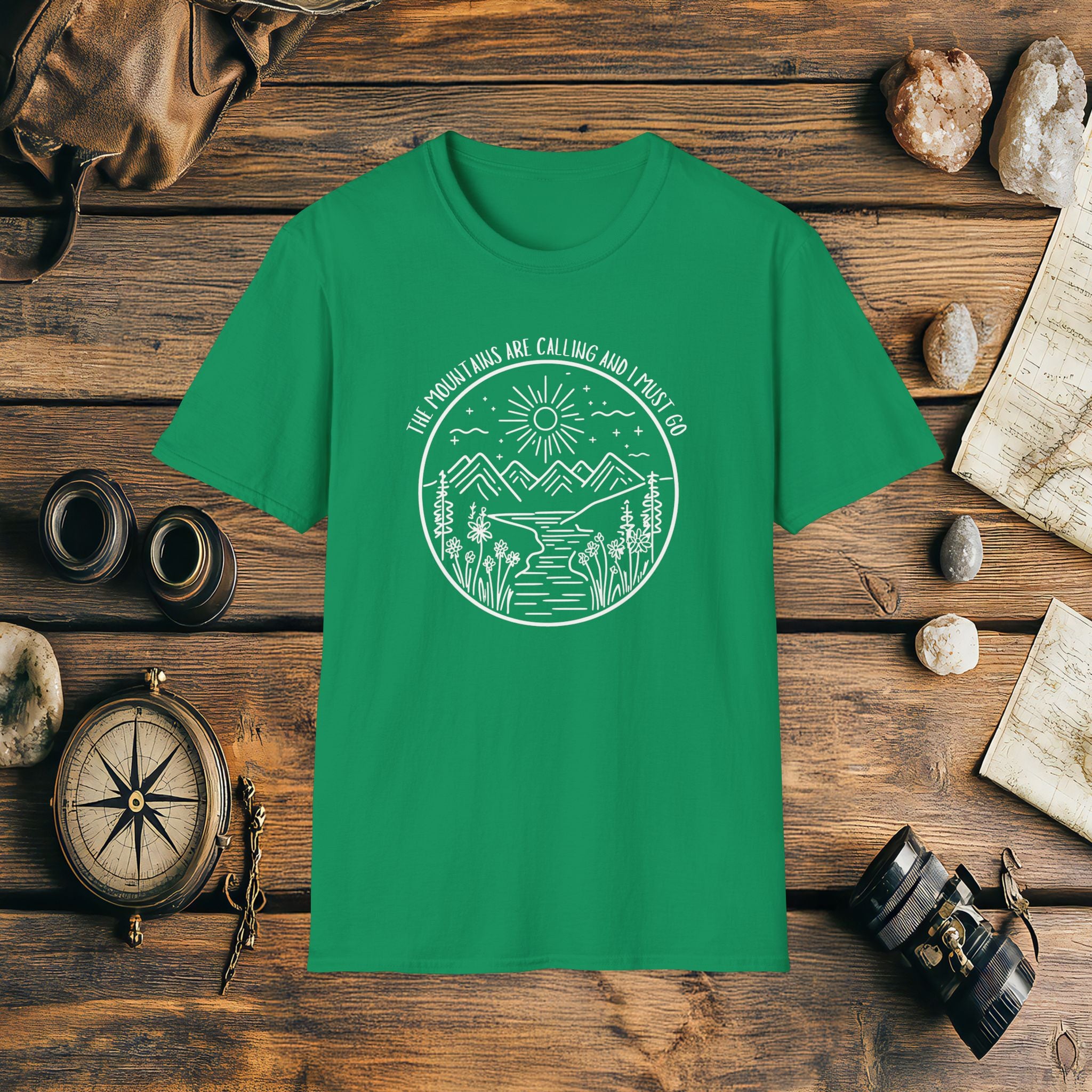 The Mountains Are Calling and I Must Go Shirt, Hiking Shirt, Mountains Shirt, Camping Shirt, Nature Shirt, Adventure Gift
