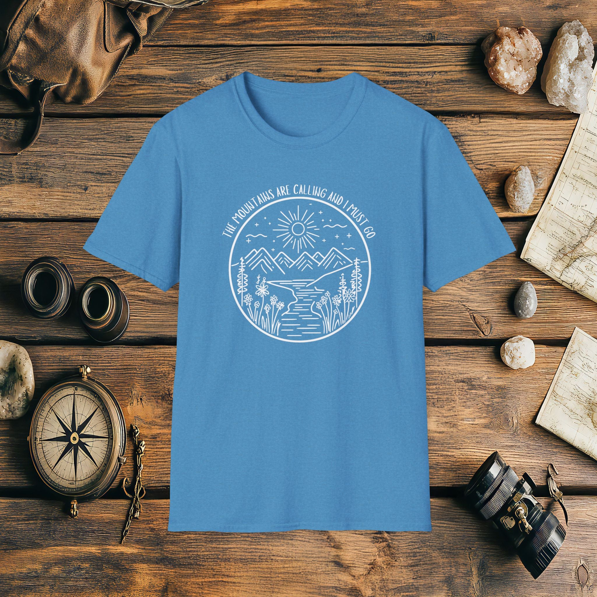 The Mountains Are Calling and I Must Go Shirt, Hiking Shirt, Mountains Shirt, Camping Shirt, Nature Shirt, Adventure Gift