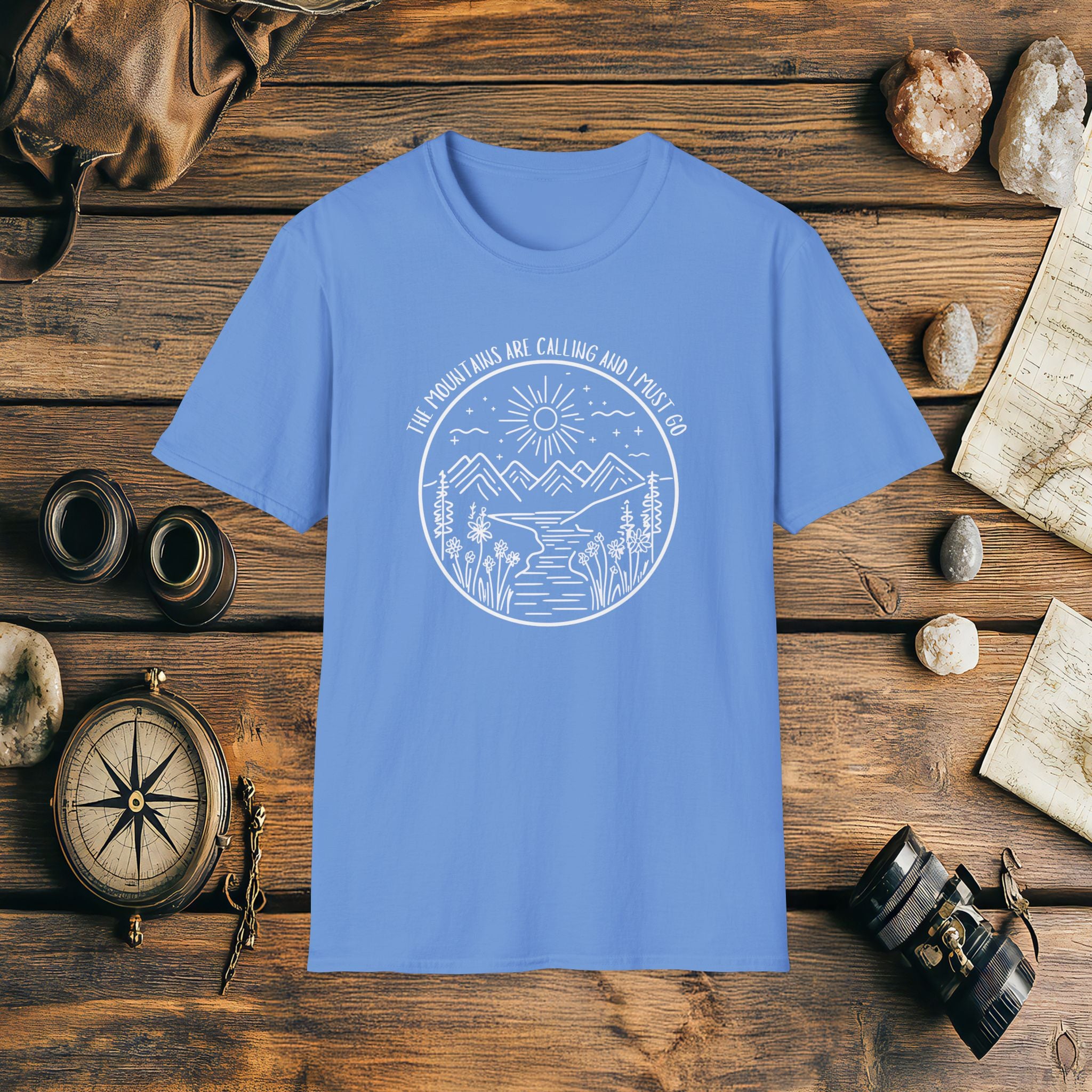 The Mountains Are Calling and I Must Go Shirt, Hiking Shirt, Mountains Shirt, Camping Shirt, Nature Shirt, Adventure Gift