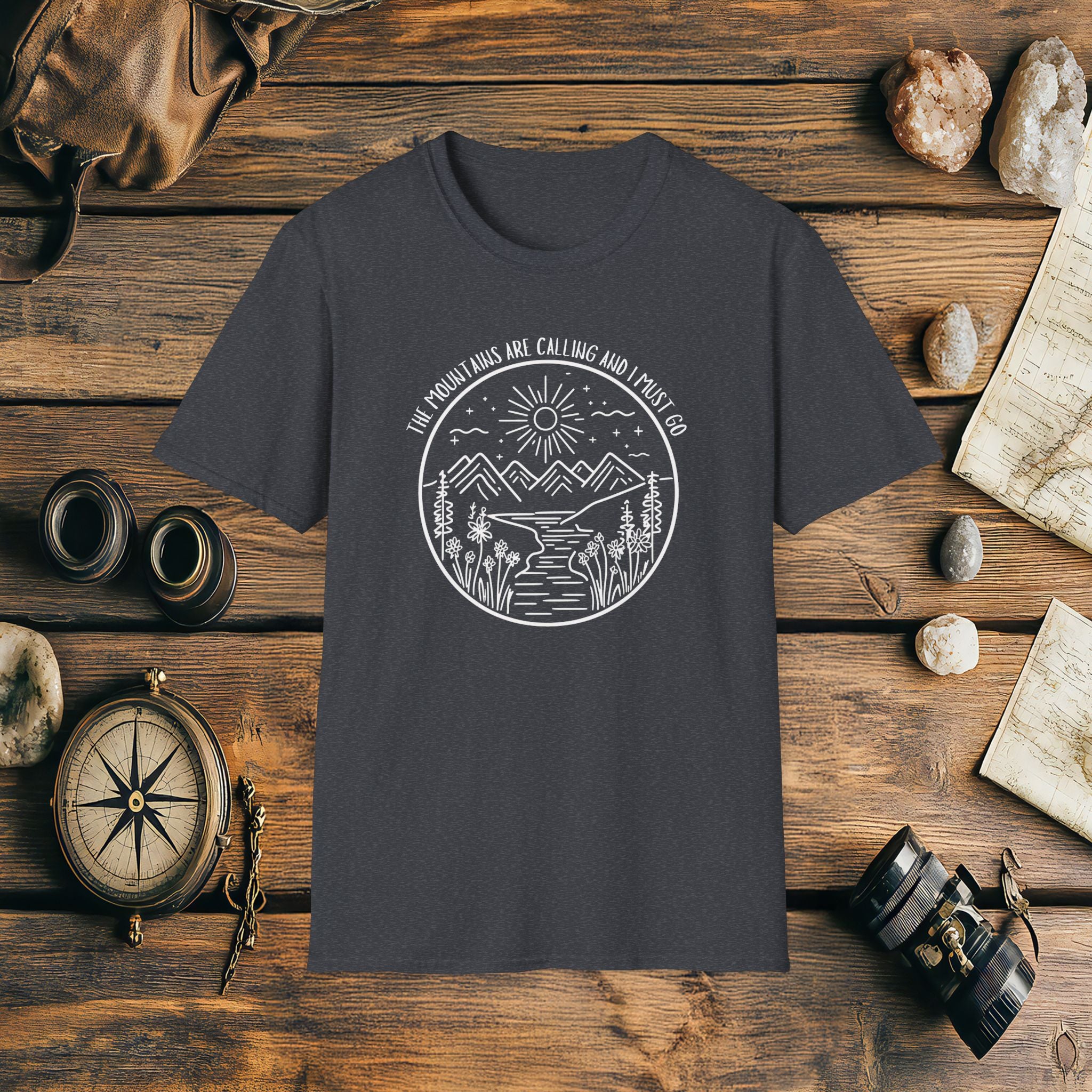 The Mountains Are Calling and I Must Go Shirt, Hiking Shirt, Mountains Shirt, Camping Shirt, Nature Shirt, Adventure Gift