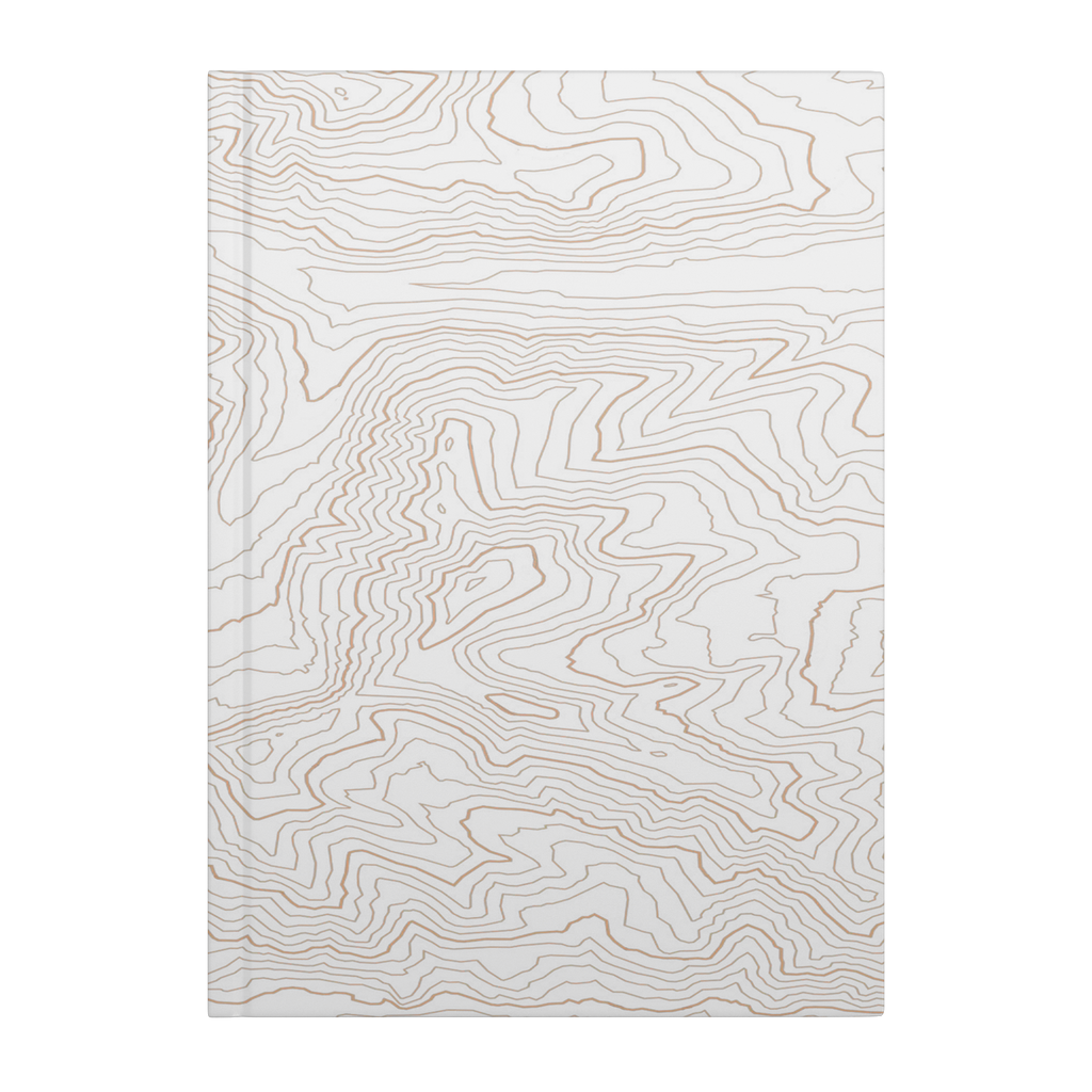 Topo Map Adventure Journal Hardcover Racer Gift