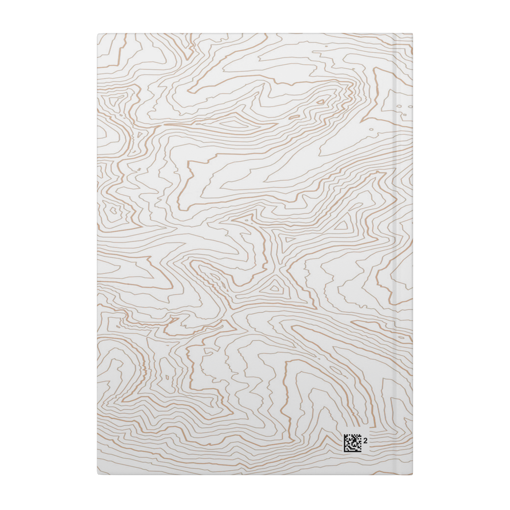 Topo Map Adventure Journal Hardcover Racer Gift