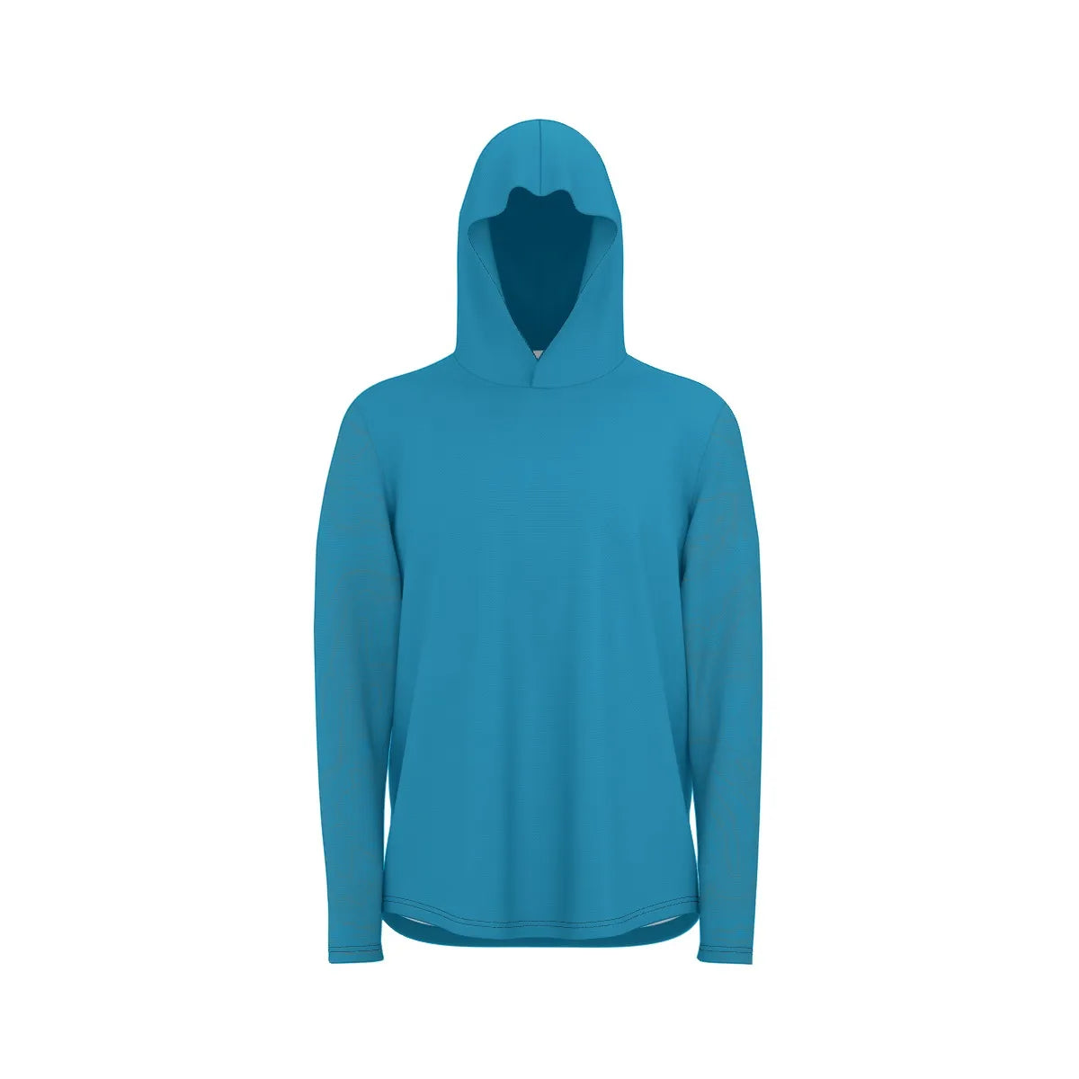 Topo Map UV Sunscreen Sports Hoodie With Thumb Holes